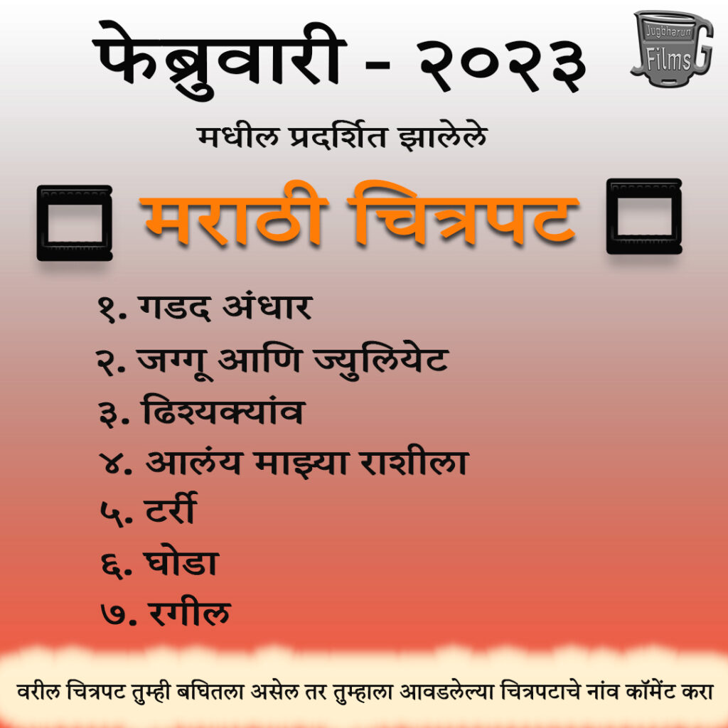 Feb 2023 Marathi movie list