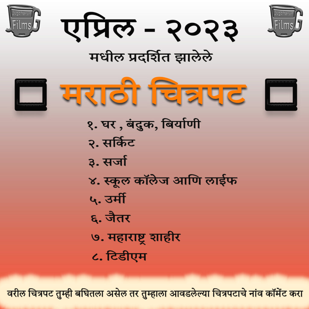 April 2023 marathi movie list