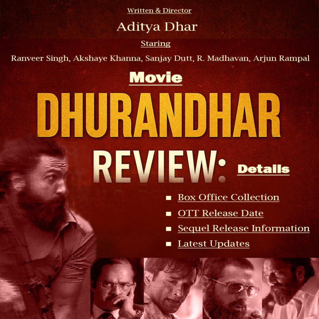 'Dhurandhar (2025)' Review | Box Office Collection, OTT Release Date, Sequel Release Information and Latest Updates